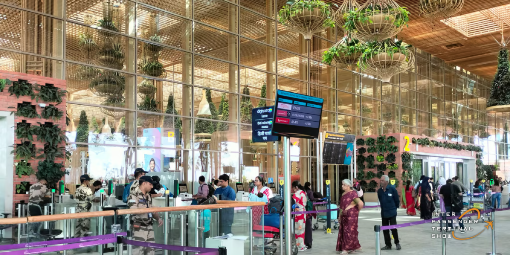 An infographic illustrating Bengaluru's Kempegowda International Airport's AAA credit rating and upcoming expansion projects to enhance passenger capacity.